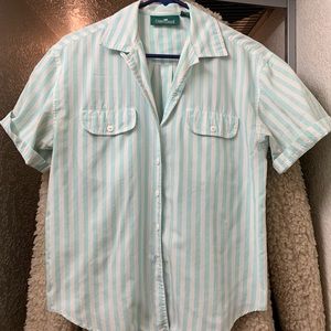 Early 2000’s striped button up